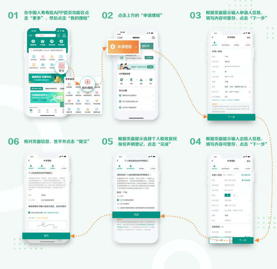 寿险理赔报案流程1